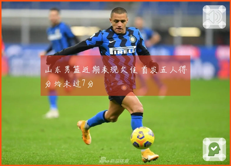 山东男篮近期表现欠佳 首发五人得分均未过7分